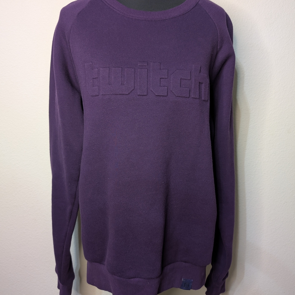 Unisex Twitch Sweatshirt In Purple Size M